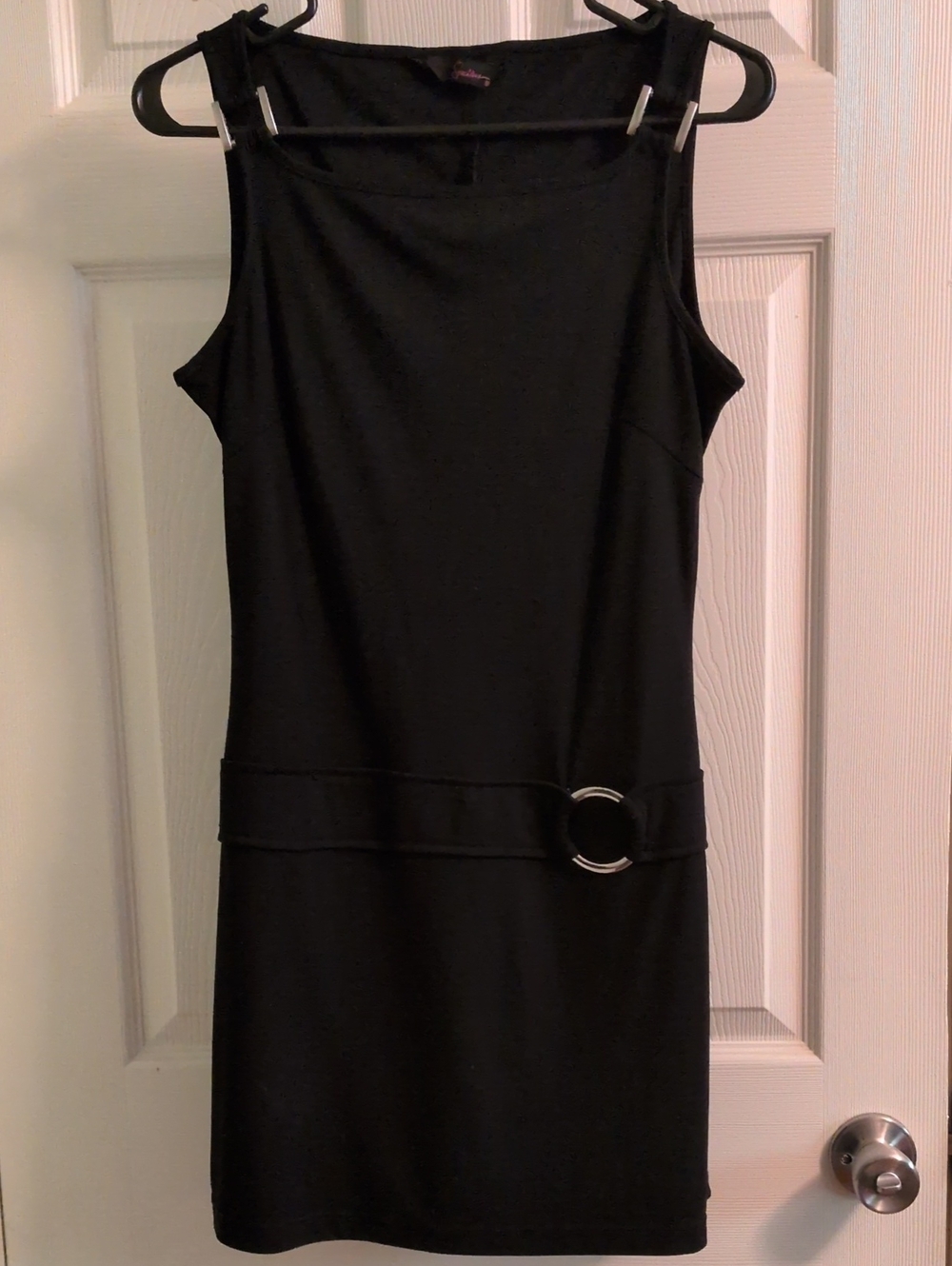 Classic Black Sleeveless Mini Dress